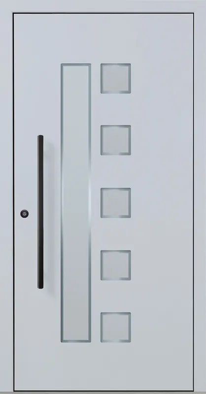 Saisonangebot Aluminium-Haustür OptiDoor Blackline 30600D