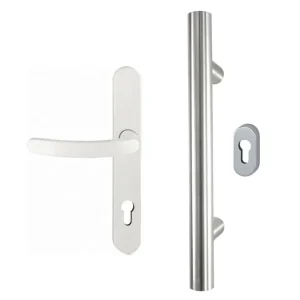 Günstig Stange gerade Edelst. 1200 mm / Drücker Weiß