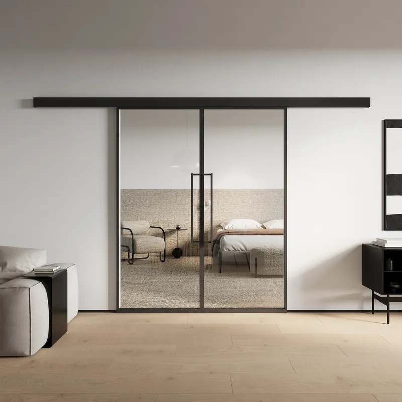 Stahl-Lofttür Doppel-Schiebetür Steel 1-ST Duo Top-Preis