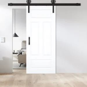 Markenware Holz-Schiebetür Artico 4FS-Quer Barn Slide Weißlack neo