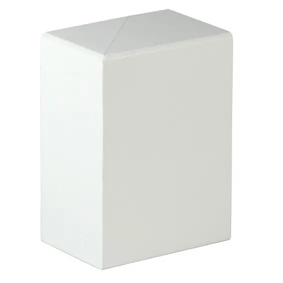 Nur Heute Neuhofer | Endstücke für Heizrohrabdeckleiste FRA02 | Kunststoff | 41 x 91 mm | 2 Stück | Weiß