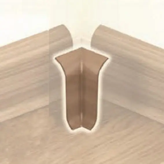 Innennecke für PVC (Kunststoff) Sockelleiste "Lagolo" Eiche Nur Heute