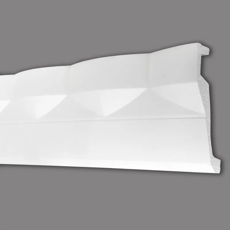 Direkt Vom Hersteller Marbet | Stuckleiste "B-40" | Styropor Deckenleiste | 70 x 180 x 2000 mm | Polystyrol Leiste | Weiß