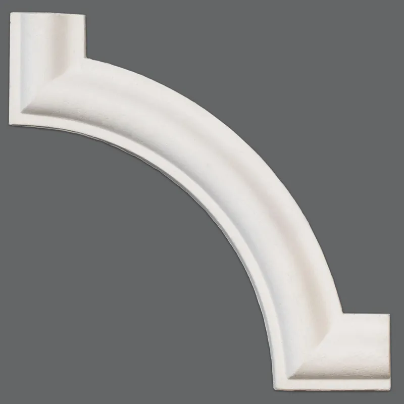 Markenware PROVISTON | Zierleiste Zierleistenecke Schwerin | Gips | 165 x 165 mm