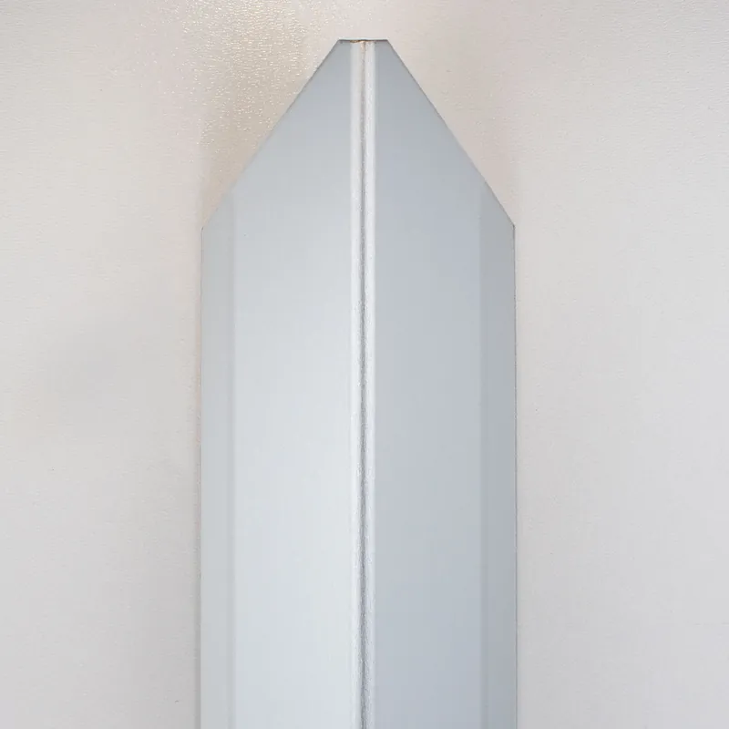 Begrenztes Angebot Auer Bau- & Montageprofile Gomera 40 x 40 mm Eckschutzwinkel Dreifach Gekantet Aluminium