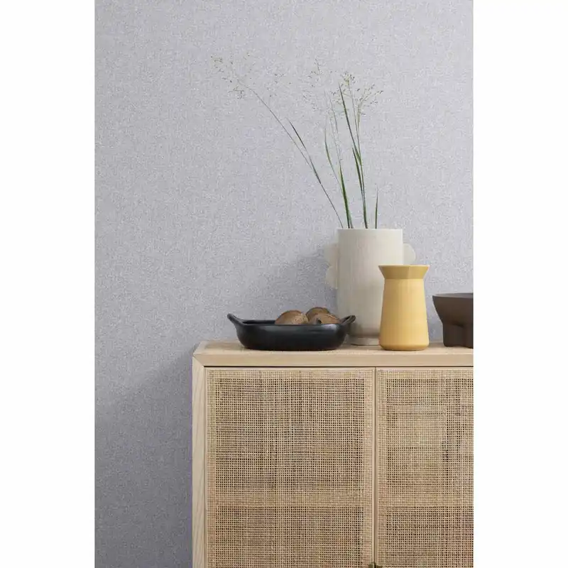 Rasch | Composition | 554489 | Vliestapete | Einfarbig | Uni | 0.53 x 10.05 m | Grau Mega-Angebot