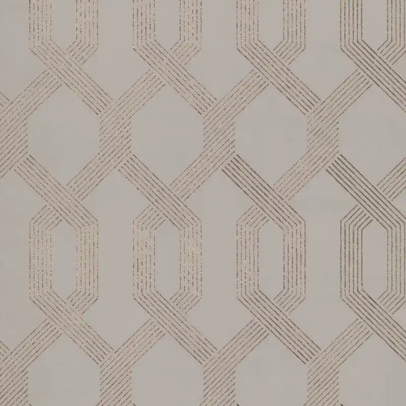 Sonderaktion York Wallcoverings | Black and White | Y6221201 | Vliestapete | Geometrisch | 0.53 x 10 m | Beige