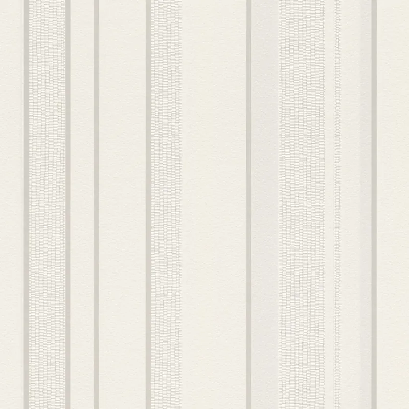 Rasch | Selection | 755305 | Vliestapete | Streifen | 10.05 x 0.53 m | Beige | Creme Geprüft