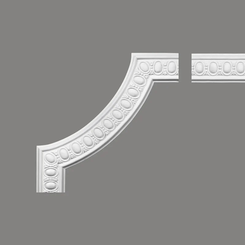 Mardom Eckstück für Wandleiste MDC250 Profoam 81 x 15 x 410 mm Weiß Stuckprofil Stuckleiste Must-Have