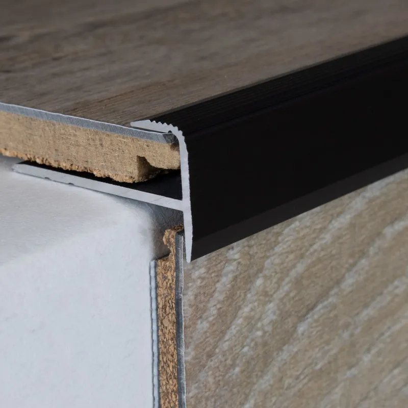PROVISTON Abschlussprofil Höhe 15.5 mm Breite 34 mm Einfasshöhe 8.5 mm Einfassprofil Aluminium Neuheit