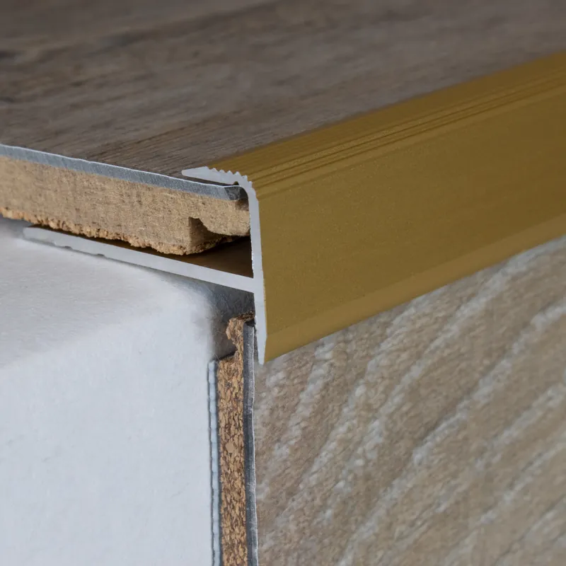 PROVISTON Abschlussprofil Höhe 15.5 mm Breite 34 mm Einfasshöhe 8.5 mm Einfassprofil Aluminium Sichere Zahlung