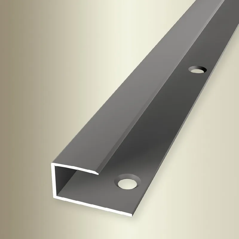 Rabatt Küberit Einfass- & Abschlussprofile B 23 mm L 2700 mm Einfasshöhe 6 - 15.5 mm Alu elox