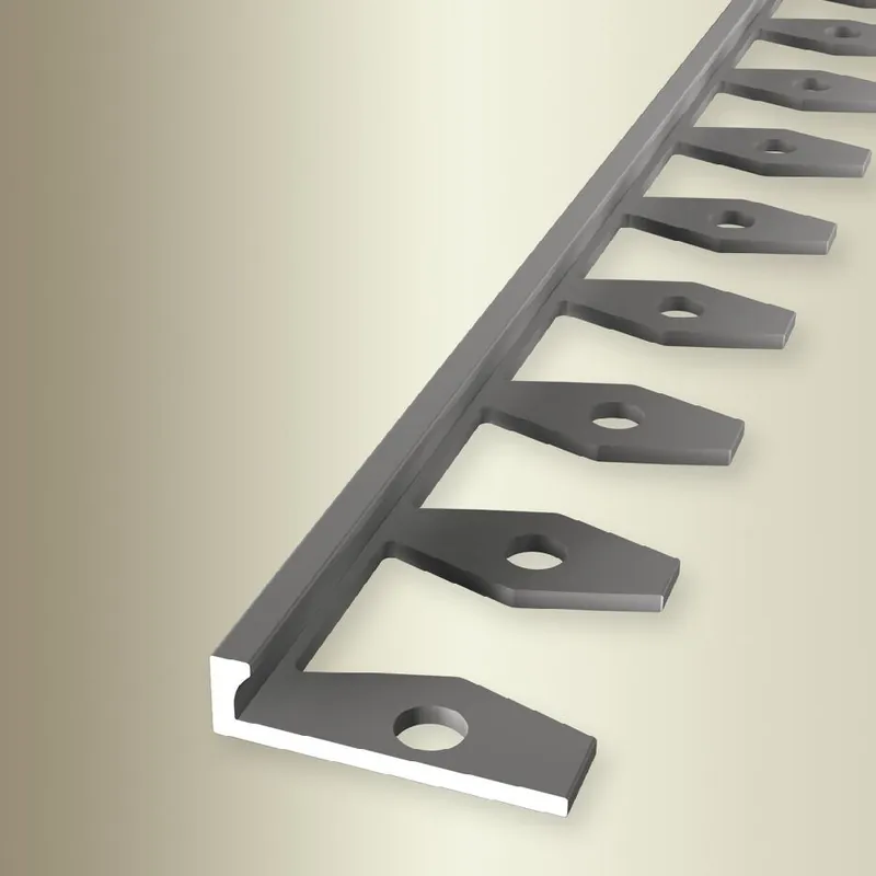 Neu Im Sortiment Küberit Einfass- & Abschlussprofile H 6 mm B 21 mm L 2500 mm Einfasshöhe 4.5 mm Alu elox