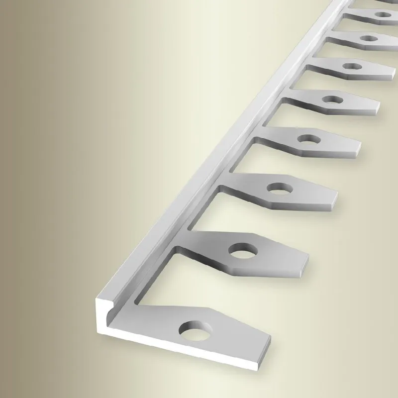 Billig Küberit Einfass- & Abschlussprofile H 6 mm B 21 mm L 2500 mm Einfasshöhe 4.5 mm Alu elox