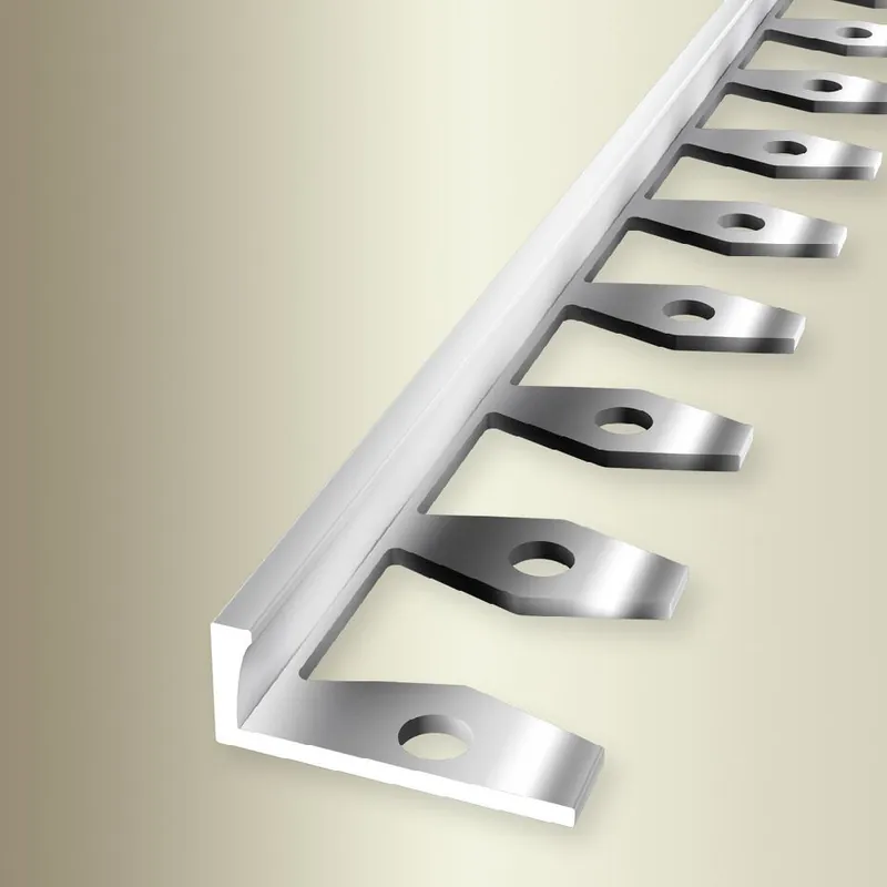 Must-Have Küberit Einfass- & Abschlussprofile Höhe 9.5 mm Breite 22.5 mm L 2500 mm Einfasshöhe 8 mm