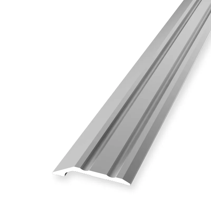 Einfassprofil 6 x 30 mm Aluminium Abschlussprofil Geriffelt Silber versch. Längen Küberit Neuheit