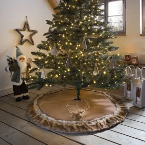 Christbaumdecke "Hirsch" Neu
