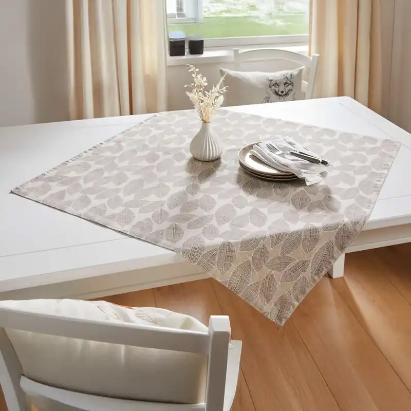Tischdecke "Blätterwirbel" Geprüft
