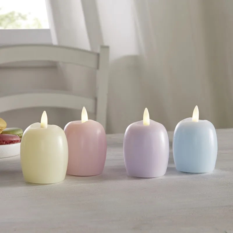 LED-Kerze "Pastell-Ei", 4er Set Heißes Angebot