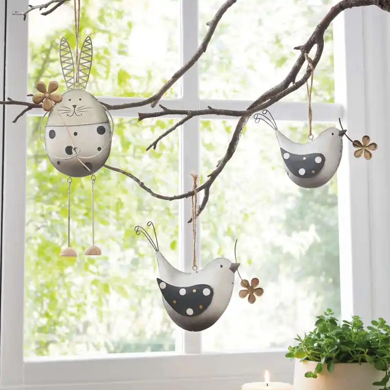Jetzt Bestellen Hänger "Vogel mit Blume", 2er Set