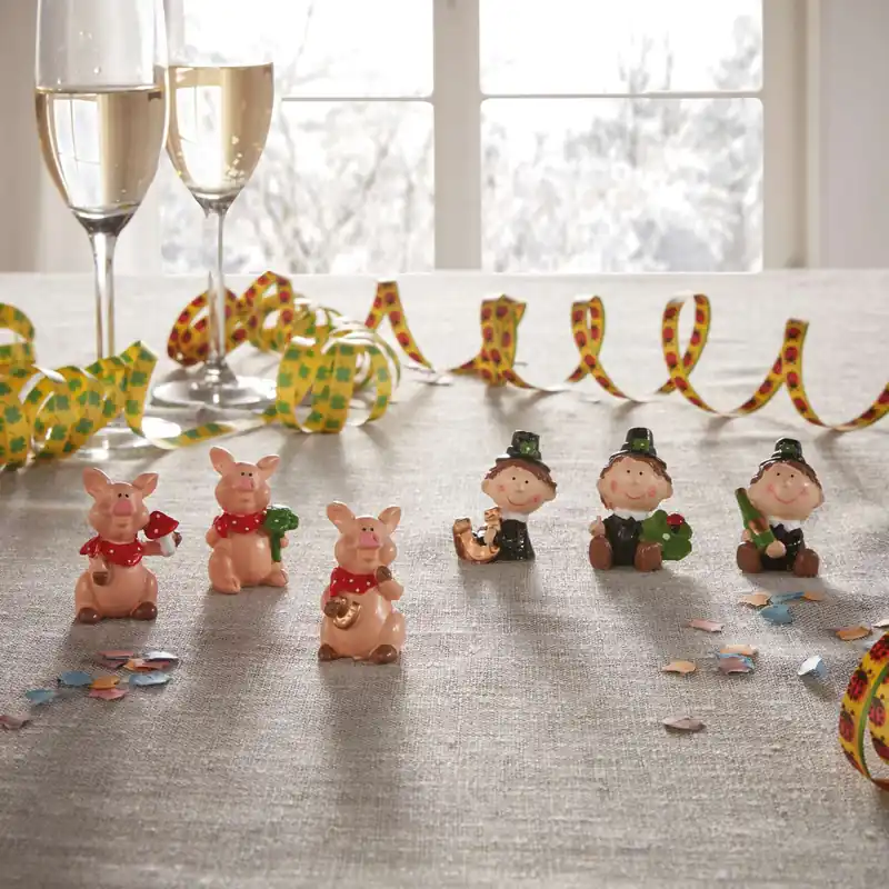Figur "Glücksbringer", 6er Set Nur Für Kurze Zeit