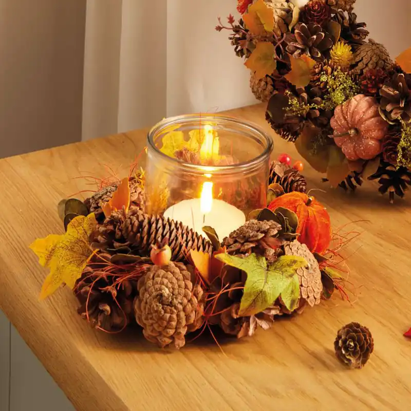 Sonderangebot Windlicht "Herbst-Allerlei"
