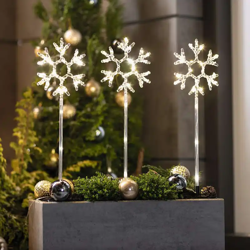 Highlight LED-Stecker "Schneeflocke"