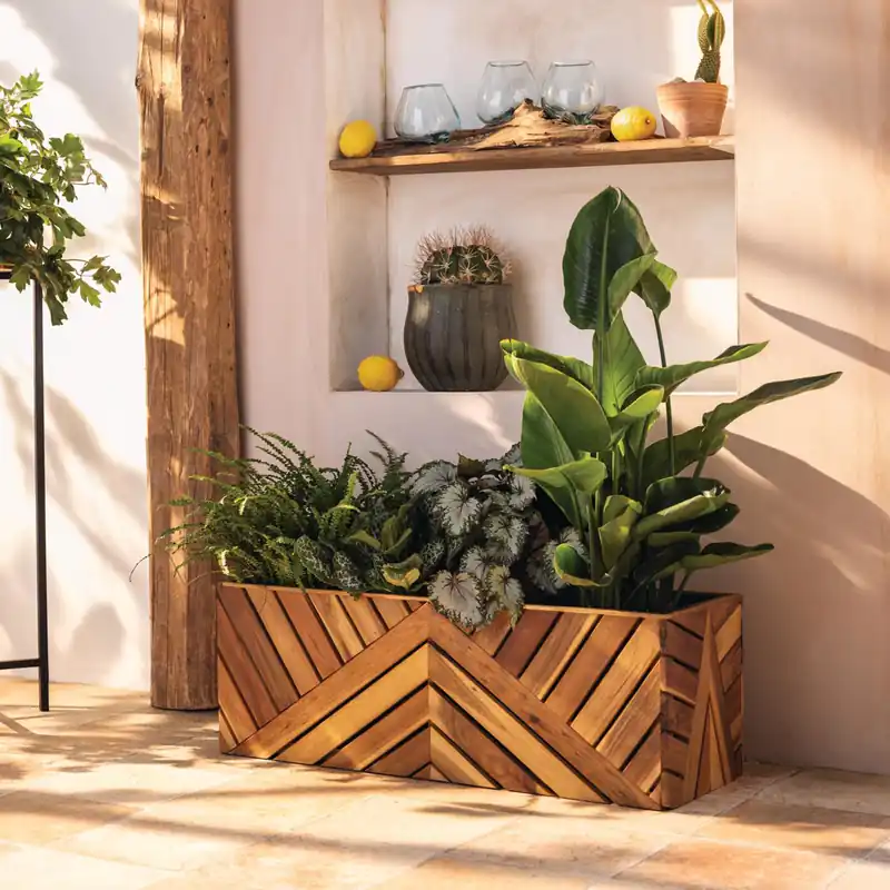 Echt Pflanzkasten "Recycling Wood"