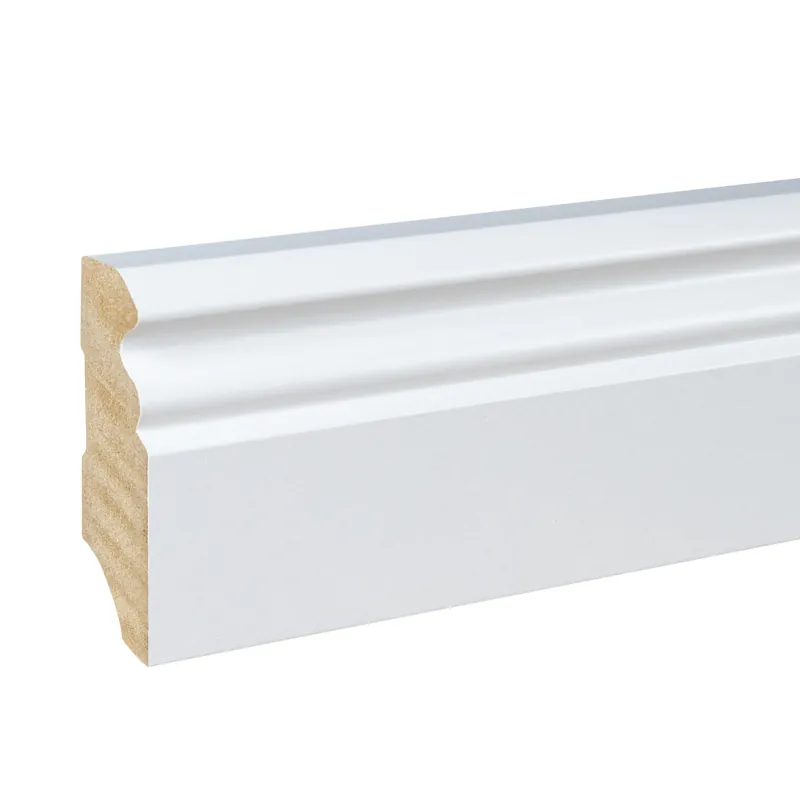 Abverkauf Kosche | Sockelleiste | Bergamo-6 | 65776 | 19 x 58 x 2500 mm | Berliner (Hamburger) Profil | Weiß