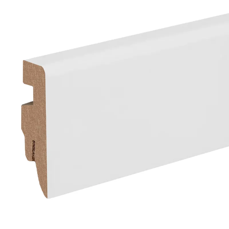 Sockelleiste / Fußleiste / Bodenleiste Crema-1 (68272) | 16 x 58 x 2500 mm | Weiß Jetzt Kaufen