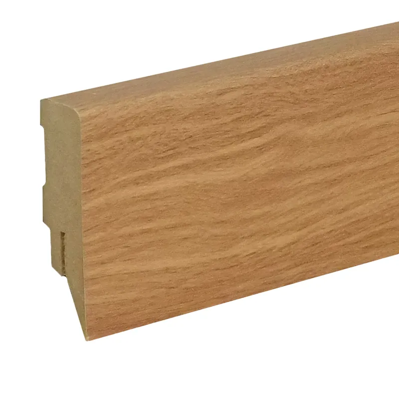 Sockelleiste / Fußleiste / Bodenleiste Lecco-62 (72955) | 16 x 58 x 2500 mm | Eiche dunkel geölt Preisknaller