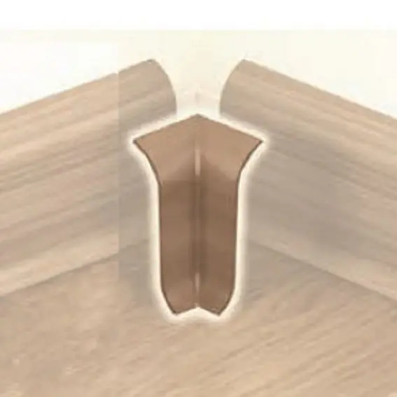 Innennecke für PVC (Kunststoff) Sockelleiste "Arco" in weiß Top-Preis