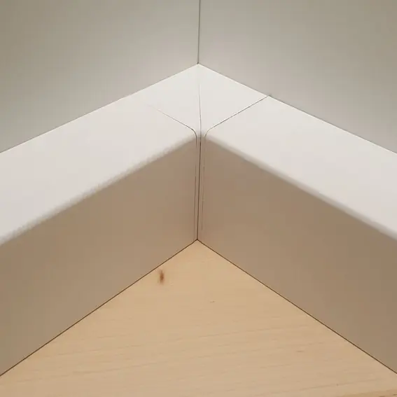 Innenecken Für Heizrohrabdeckleiste MDF-Kern Abdeckleistenwinkel Weiß by PROVISTON Solange Der Vorrat Reicht