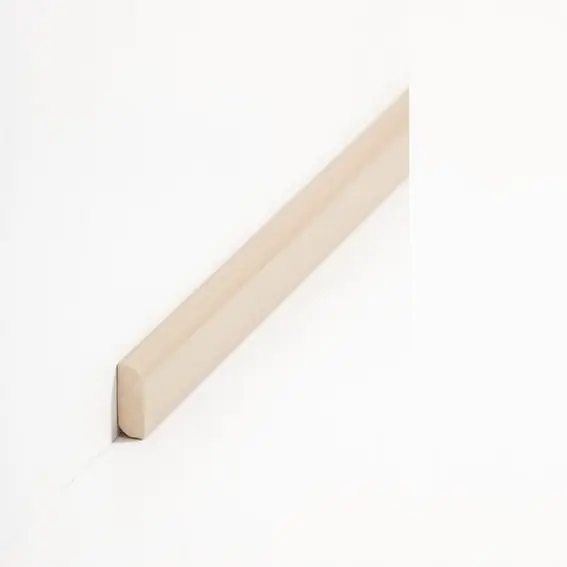 Abdeckleiste Graz Massivholz 8 x 22 x 2000 mm Beige Fußleiste by PROVISTON Jetzt Kaufen