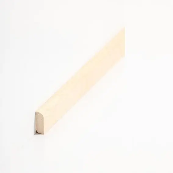 Abdeckleiste Graz Massivholz 8 x 22 x 2000 mm Abachi natur Fußleiste by PROVISTON Angebot