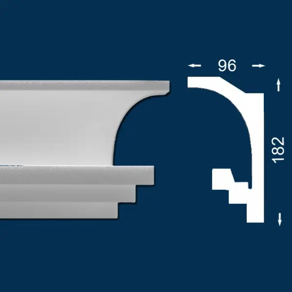 Direkt Vom Hersteller PROVISTON Innenwinkel | Für Lichtleiste "LL8" Polystyrol Weiß