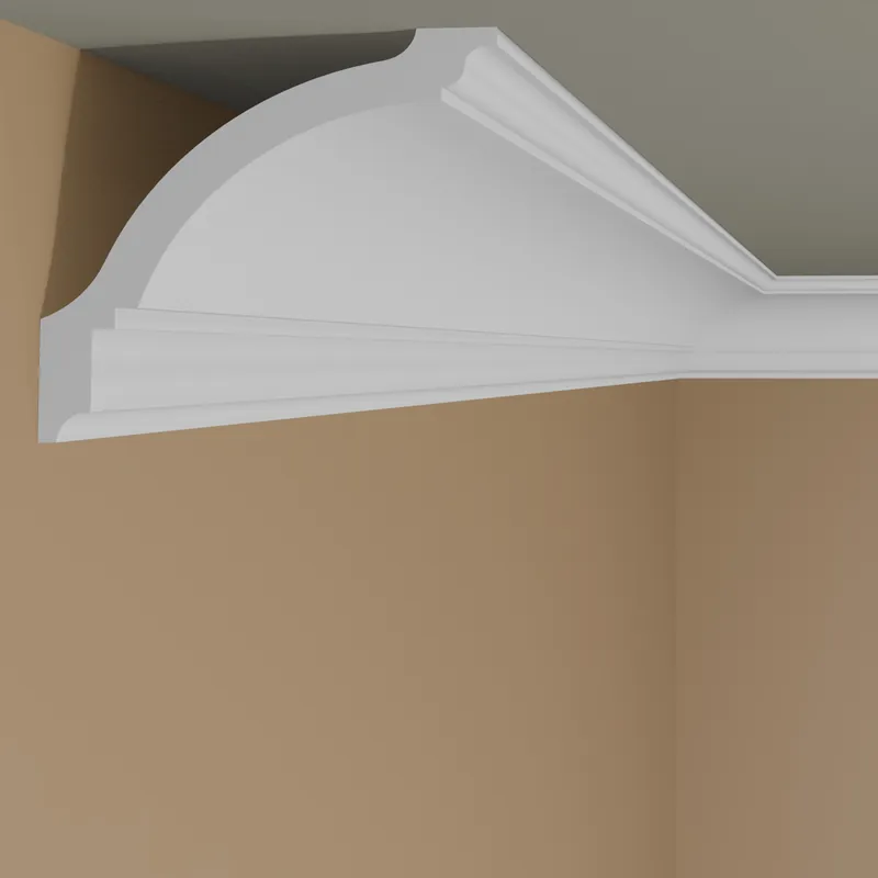 Versand Am Gleichen Tag NMC Stuckleiste GP NOMASTYL Polystyrol 100 x 100 x 2000 mm Weiß Deckenleiste