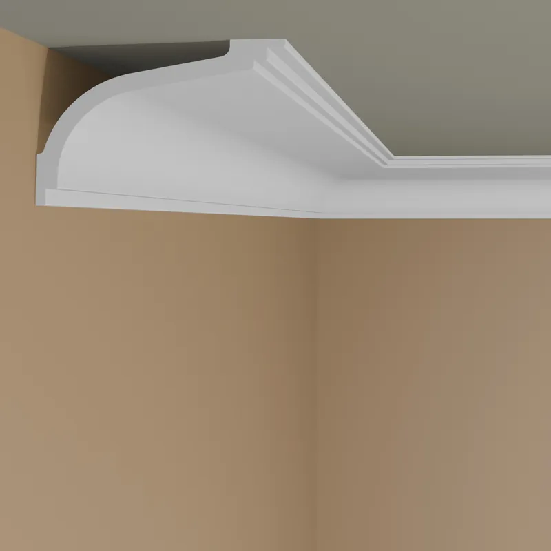 NMC Deckenleiste Z17 ARSTYL Polyurethan 114 x 79 x 2000 mm Weiß Stuckleiste Wandleiste Zertifiziert