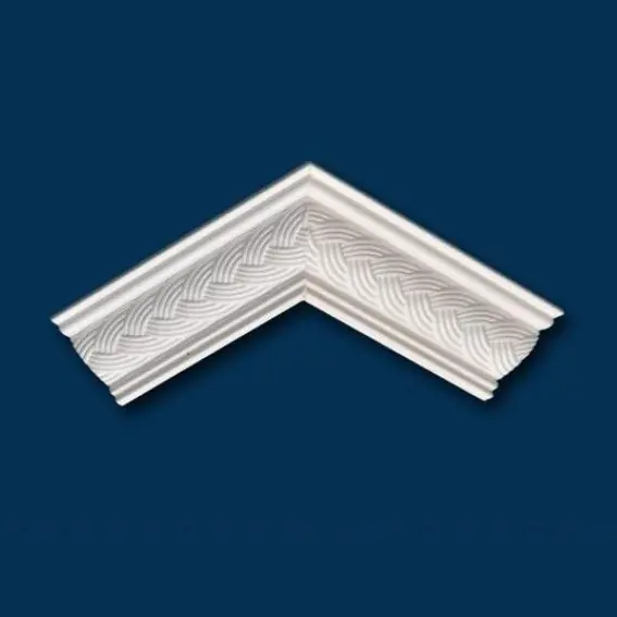 Knallerangebot Marbet | Außenwinkel "Marbet B9" | Polystyrol | 53 x 53 x 200 mm | Weiß | Stuckleisten Winkel