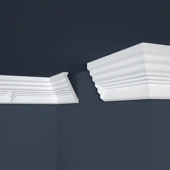 Marbet | Innenwinkel "Marbet B38" | Polystyrol | 136 x 70 x 200 mm | Weiß | Stuckleisten Winkel Neu
