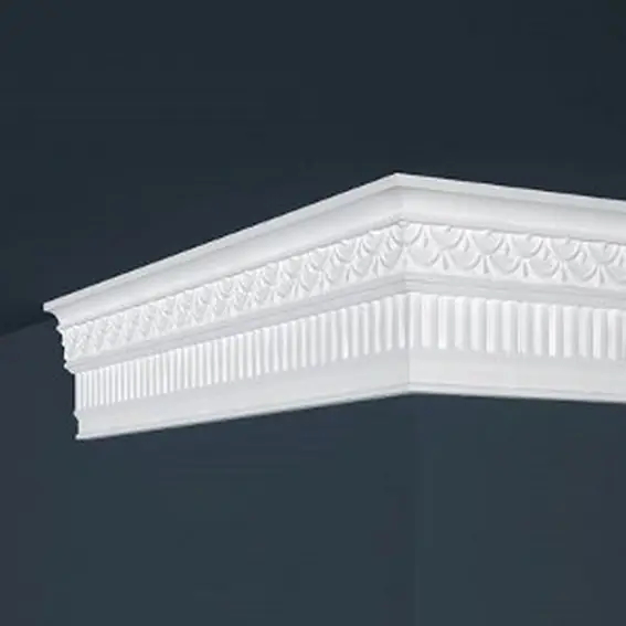 Expressversand Marbet Außenwinkel "Marbet B50" Polystyrol 36 x 99 x 200 mm Weiß Stuckleisten Ecke