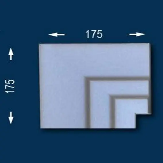 Must-Have Wiesemann | Fassadenelement "FP17" | Eckstück | Fassadenstuck | Unbeschichtet