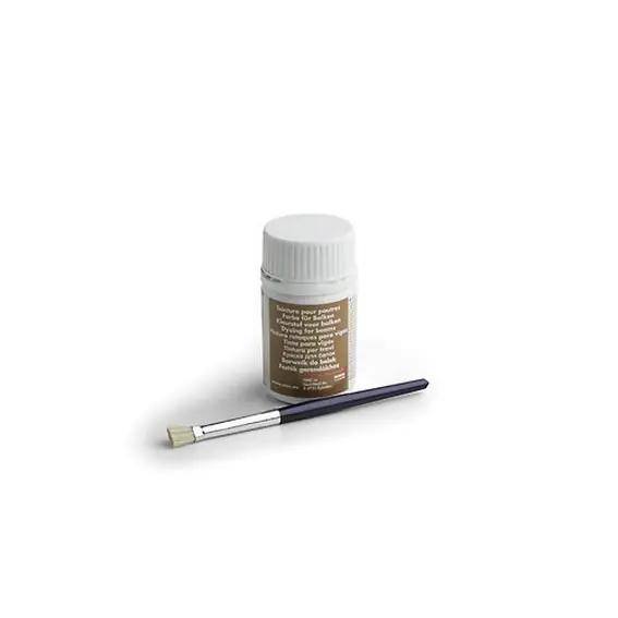 Letzte Chance PROVISTON | Ausbesserungsfarbe | Inhalt 10 ml | Dunkelbraun | Retuschenfarbe für PU Deckenbalken