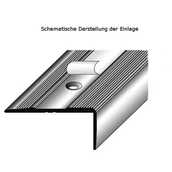 Auer | Selbsklebende Einlage für Winkelprofil | "Acate" und "Belpasso" | Breite 23 mm | Robust Must-Have