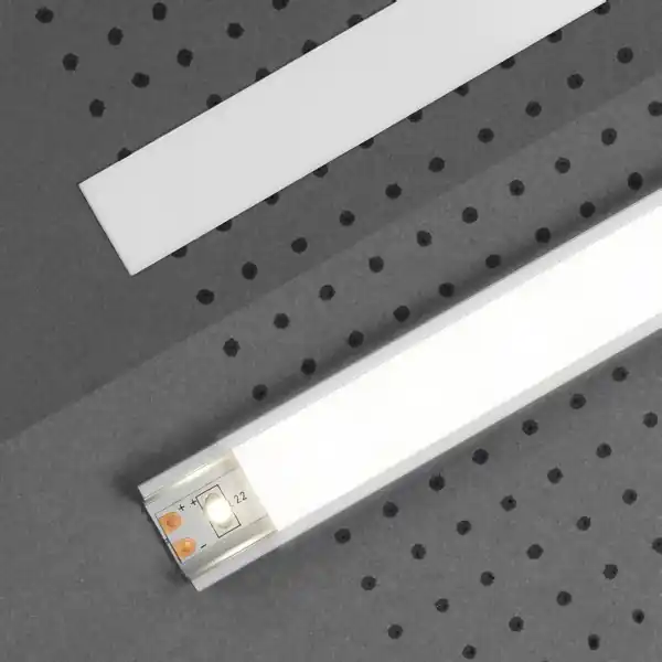 Abdeckung für LED Alu Profil Typ "E" Robust Langlebig Topmet Beliebt