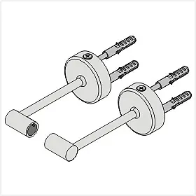 Neu Im Sortiment Halter für LED Alu Profil "Colico" Robust Langlebig