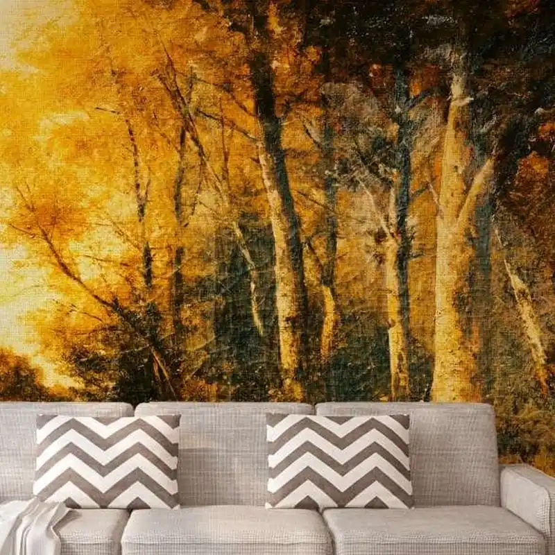 A.S. Creation | Atelier 47 | DD117405 | Fototapete | Vlies | 400 x 270 cm | Wald & Pflanzen | Gelb Neu