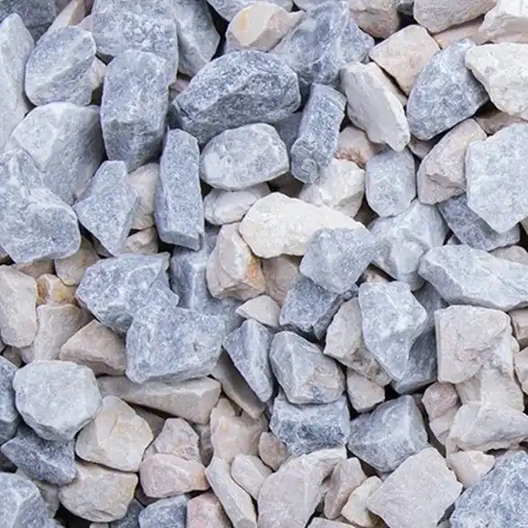 Santana Splitt 8 - 16 mm Edelsplitt MIX Naturstein Blau Beige Garten Steine Kies GSH Schnäppchen