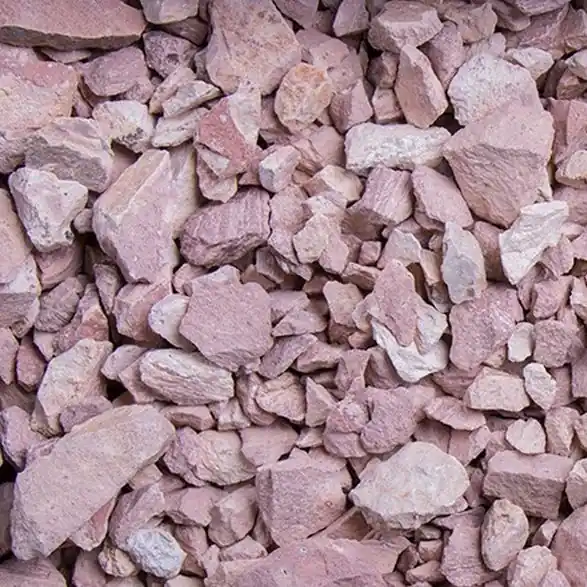 Savannen Splitt 5 - 16 mm Edelsplitt Kalkstein Naturstein Rot Braun Garten Steine GSH Echt