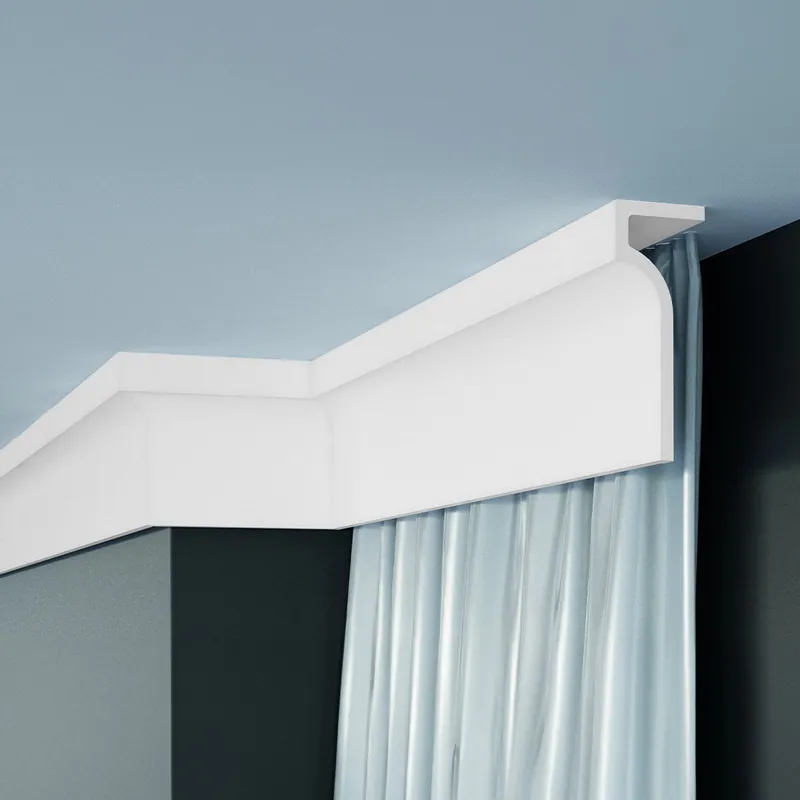 Direkt Vom Hersteller Elite Decor | Innenwinkel "P891" | Polyurethan | 50 x 130 x 200 mm | Weiß | Stuckleisten Winkel